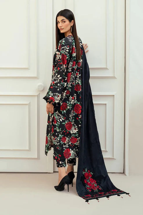 Baroque D-72 Printed three  piece suit